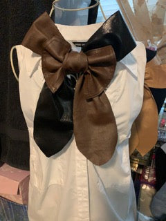 The Signature Leather Bowtie